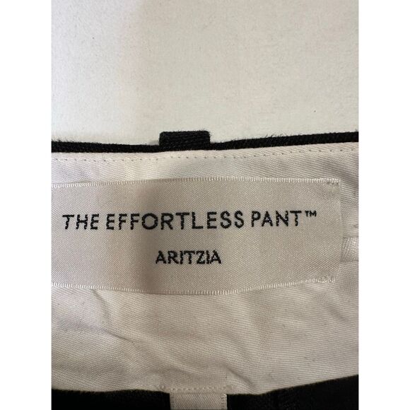 Aritzia Effortless Pant Black Cruise Linen Blend, size 4 - Picture 5 of 9